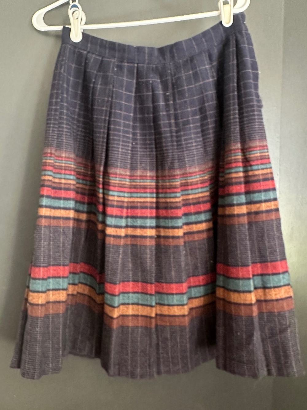 Vintage Woman's Pleated Skirt